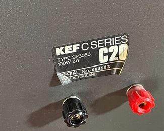 KEF C Series C20 Bookshelf Speakers Pair #2	13.5 x 9.75 x 8.5in	HxWxD
