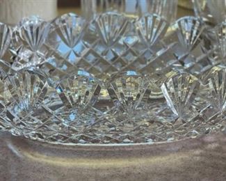 American Brilliant Cut Glass Bowl	4.5 x 8.25in diameter	
