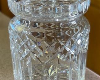 Waterford Crystal Lismore Biscuit Jar	6in H x 5in diameter	
