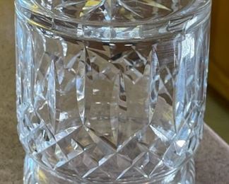 Waterford Crystal Lismore Biscuit Jar	6in H x 5in diameter	
