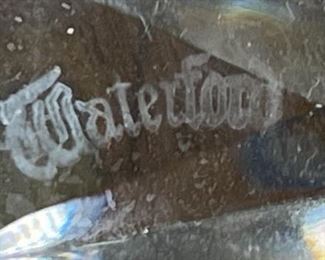 Waterford Crystal LISMORE Jug Pitcher with ice lip	6.5 x 4.5 x 6in	HxWxD
