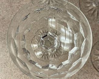 11pc ROYAL LEERDAM Ambassador Cut Crystal Wine Glasses	5.25 x 4in Diameter	
