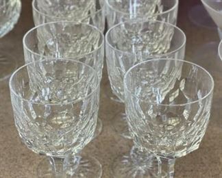 12pc ROYAL LEERDAM Ambassador Cut Crystal Cordial Glasses	5.25 x 2.5in	
