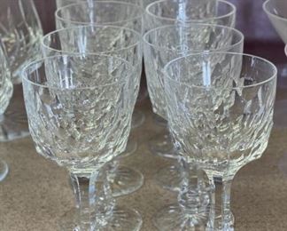 12pc ROYAL LEERDAM Ambassador Cut Crystal Cordial Glasses	5.25 x 2.5in	
