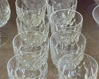 12pc ROYAL LEERDAM Ambassador Cut Crystal Cordial Glasses	5.25 x 2.5in	
