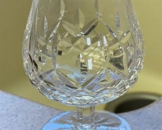 6pc Waterford Crystal Lismore Brandy Snifters Glasses	5.25 x 2.5in diameter	
