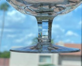 6pc Waterford Crystal Lismore Brandy Snifters Glasses	5.25 x 2.5in diameter	
