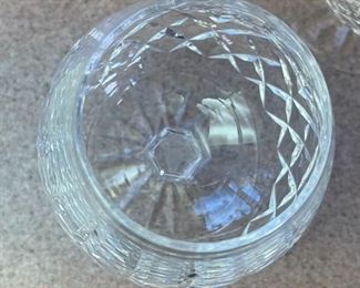 6pc Waterford Crystal Lismore Brandy Snifters Glasses	5.25 x 2.5in diameter	
