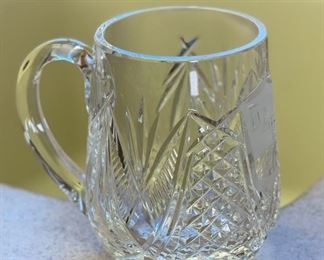 Waterford Crystal DAD Stein Coffee Mug	4.5 x 3in diameter	
