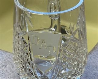 Waterford Crystal DAD Stein Coffee Mug	4.5 x 3in diameter	
