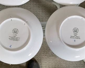 10pc B&G Bing Grondahl Christmas Plates 1980s	7.25in Diameter	
