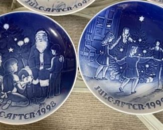 10pc B&G Bing Grondahl Christmas Plates 1990s #2	7.25in Diameter	
