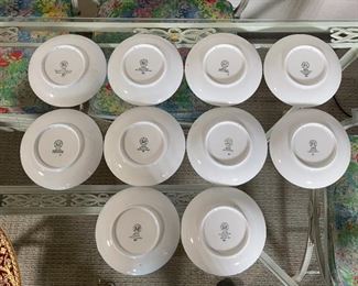 10pc B&G Bing Grondahl Christmas Plates 1990s #2	7.25in Diameter	
