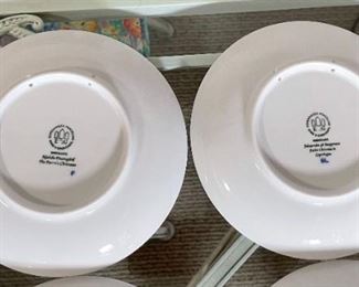 10pc B&G Bing Grondahl Christmas Plates 1990s #2	7.25in Diameter	
