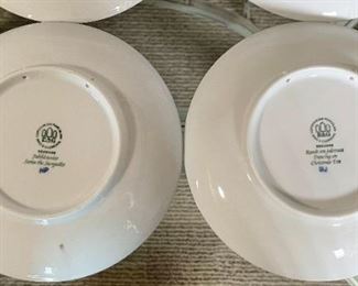 10pc B&G Bing Grondahl Christmas Plates 1990s #2	7.25in Diameter	
