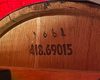 4pc 1970s Kentucky Bourbon Barrel Bar Stools Counter Height Chairs  Oak Keg Furniture	41 x 16.5 x 19in Seat: 30 in	
