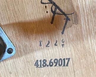 1970s Kentucky Bourbon Double Barrel  Coffee Table	18 x 42 x 23.75in	HxWxD
