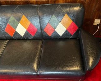 1970s Kentucky Bourbon Barrel Sofa Couch	31 x 80 x 33in	HxWxD
