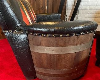 1970s Kentucky Bourbon Barrel Sofa Couch	31 x 80 x 33in	HxWxD
