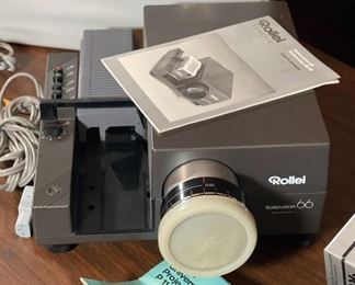 Rollei Rolleivision 66 Medium Format Slide Projector 6x6 Vario Heidosmat 110-160mm f/3.5 Lens	10.5x17x9in	HxWxD
