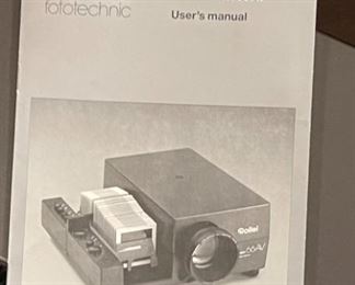 Rollei Rolleivision 66 Medium Format Slide Projector 6x6 Vario Heidosmat 110-160mm f/3.5 Lens	10.5x17x9in	HxWxD
