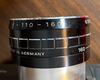 Rollei Rolleivision 66 Medium Format Slide Projector 6x6 Vario Heidosmat 110-160mm f/3.5 Lens	10.5x17x9in	HxWxD
