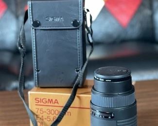 Sigma 75-300mm f/4-5.6 DL Lens for Nikon	Box: 4x6.75x4	
