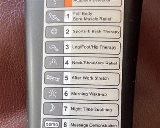 Human Touch HT-7450 Zero Gravity Massage Chair Recliner Chocolate	45 x 28 x 43in	HxWxD
