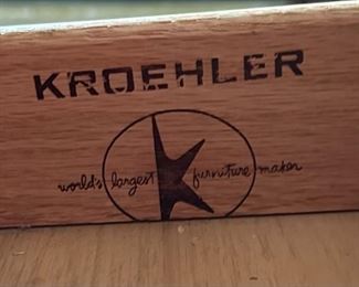 MCM Kroehler Hutch/Bookshelf Mid Century Modern	62.5 x 30 x 17in	HxWxD
