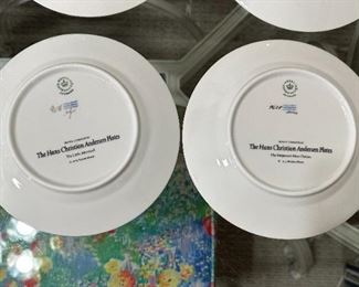 12pc Vintage Royal Copenhagen Hans Christian Andersen Collector Plates	7.5in	
