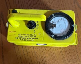 CDV-715  Model 1A Geiger Counter #3 Radiological Survey Meter		
