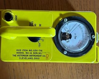 CDV-715  Model 1A Geiger Counter #5 Radiological Survey Meter		
