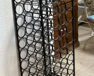 Metal Wine Rack	44x17x12in	HxWxD
