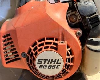 Stihl Leaf Blower Model BG85C Gas		
