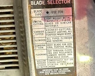 Vintage ShopCraft 7" Circular Saw Model 9157 T1 - 9 Amp 5500 RPM		
