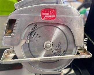 Vintage ShopCraft 7" Circular Saw Model 9157 T1 - 9 Amp 5500 RPM		
