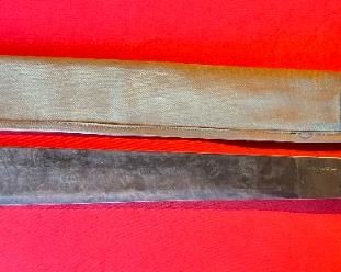 Vintage US Military WWII Ontario Knife Co 24” Machete With Sheath	23.25in long	

