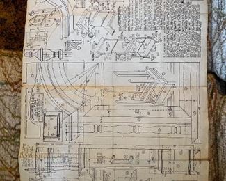 Mason & Sullivan Grandfather Clock	84in x 20in x 12in	HxWxD
