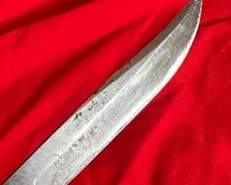 Vintage Western Boulder Red Delrin 7" Fixed Blade Fish/Bird Knife w/case	Knife total length 7 in blade length 3in.	
