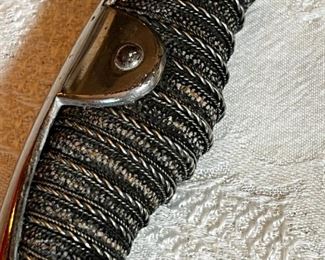 Vintage Military Officers Dress Sword	Blade length 34 in. Total length 39 .25 in	
