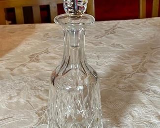 Waterford Crystal Lismore Diamond Decanter	12.75in. X 4.25 diameter	
