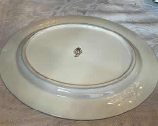 Royal Worcester Embassy Ruby & Gold large Oval Platter	Length 15.5 width 13in	
