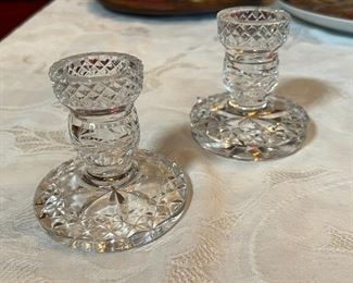 Waterford Crystal Lismore Candle Holders Set of 2 Crystal Candlestick Holders	3.25in x 3.5in	

