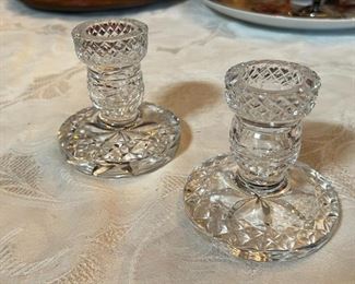 Waterford Crystal Lismore Candle Holders Set of 2 Crystal Candlestick Holders	3.25in x 3.5in	
