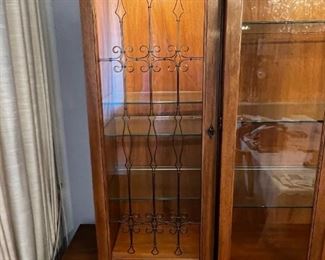 Vintage John Widdicomb lighted china cabinet	81.75in x 70in. X 18.75in	HxWxD
