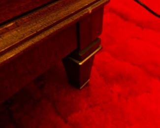 Basque walnut console 2 piece solid wood buffet	30in x 19in x 66in	HxWxD
