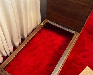 Basque walnut console 2 piece solid wood buffet	30in x 19in x 66in	HxWxD
