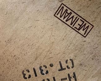 Weiman Marble Top Lamp/Plant Stand Table	34 inches tall marble 16 inches diameter	
