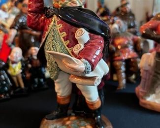 Vintage ROYAL DOULTON ENGLAND 1952 TOWN CRIER HN 2119	8.5” x 4.25” x 4.25”.	HxWxD
