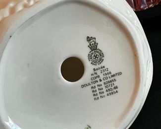 Royal Doulton Pretty Ladies "Soiree" Bone China Figurine HN 2312 England-Retired	7.5in x 5in x 5in.	HxWxD
